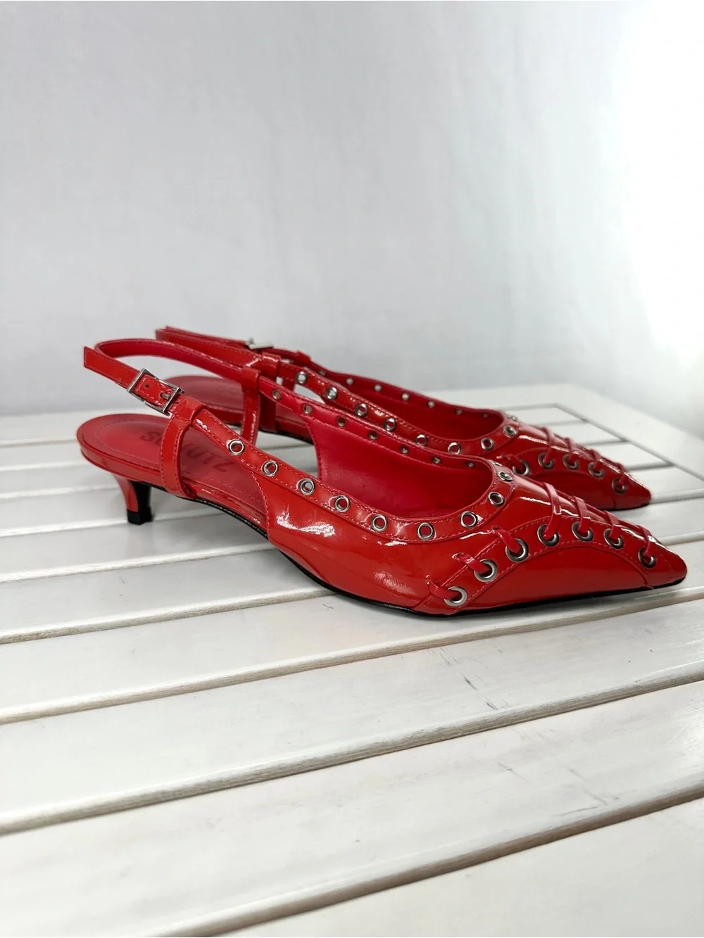 Schutz Ruth Patent Pump, Red - Picture 3 of 9